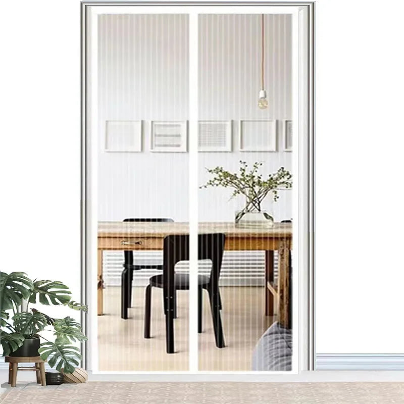 5 Sizes Magnetic Door Curtain Mesh Anti Mosquito/Insect/Dust/Fly Bug Net Punch Free Screen Automatic Closing For Door Decor 1PC